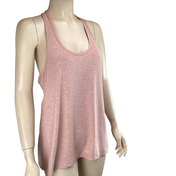Beyond Yoga Tank Top Medium Double Up‎ Racer Tank Pink Heathered - Picture 5 of 9